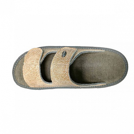 Тапочки ортопедические Luomma LM-809.011 темно-бежевые. Изображение 3 из 3