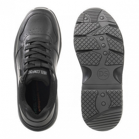 Кроссовки ортопедические Heel Comfort женские DSHC-23074-1 черные. Изображение 3 из 4